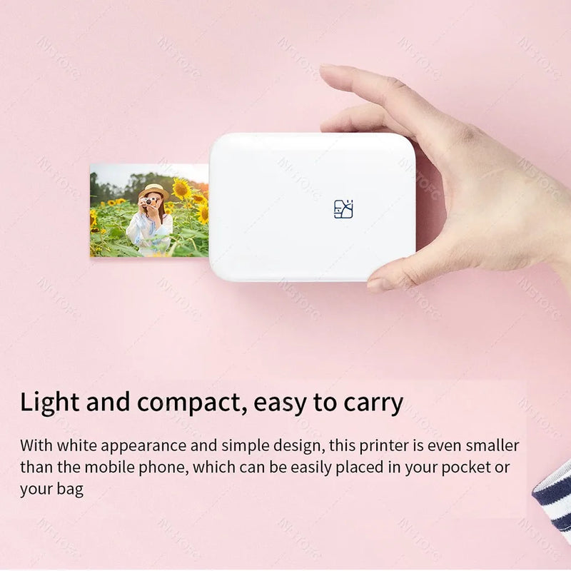 MT53 Color Photo Wifi Printer Portable Mobile Phone Mini Bluetooth Handheld Pocket Printing Machine 2x3 inch Sticky-Backed Paper