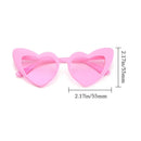 Kids Sunglasses Boy Girls Heart Shaped Sun Glasses Trendy All-Match Baby Sunglasses Children Fashion Shade Eyewear Oculos De Sol