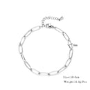 Multiple Styles Cross Chain Fashion Jewelry Unisex Daily gifts Waterproof Durable Non Fading Metal Stainless Steel Bracelets