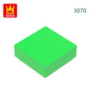 Wange 666PCS/lot 3070 1x1 Light Area Wooden Moc Loose Parts Compatible with Bricks DIY Children's Toy Assembly Gift Storage Box