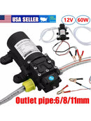 Motor Oil Fuel Fluid Extractor Electric Siphon Transfer Change Pump DC 12V 60W