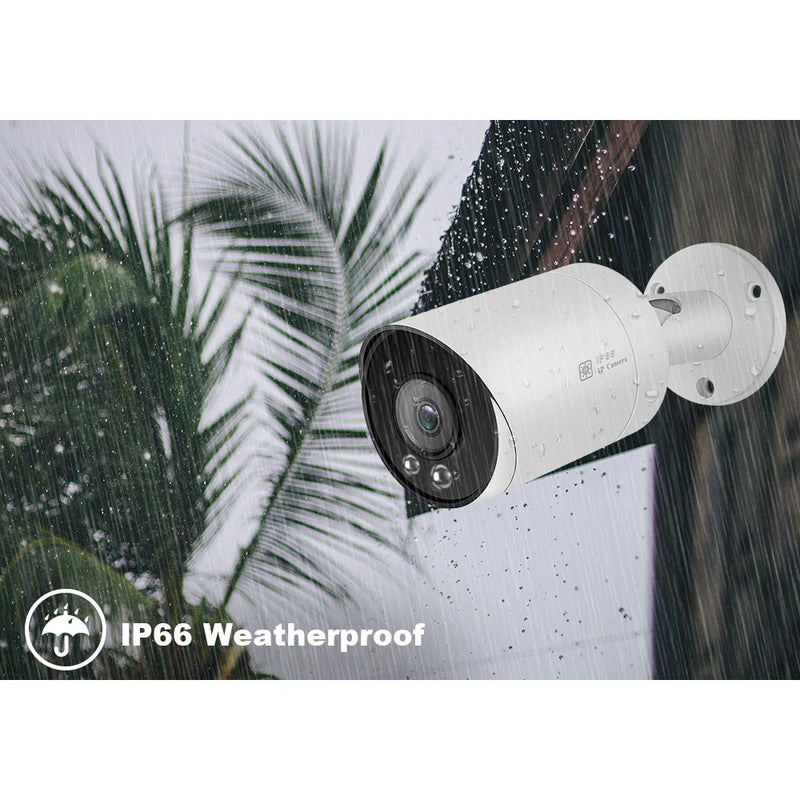 Anpviz Smart 5MP Bullet POE Camera Outdoor Surveillance Security Camera IR 30m With One-Way Audio Motion Alarm IP66 H.265 Danale