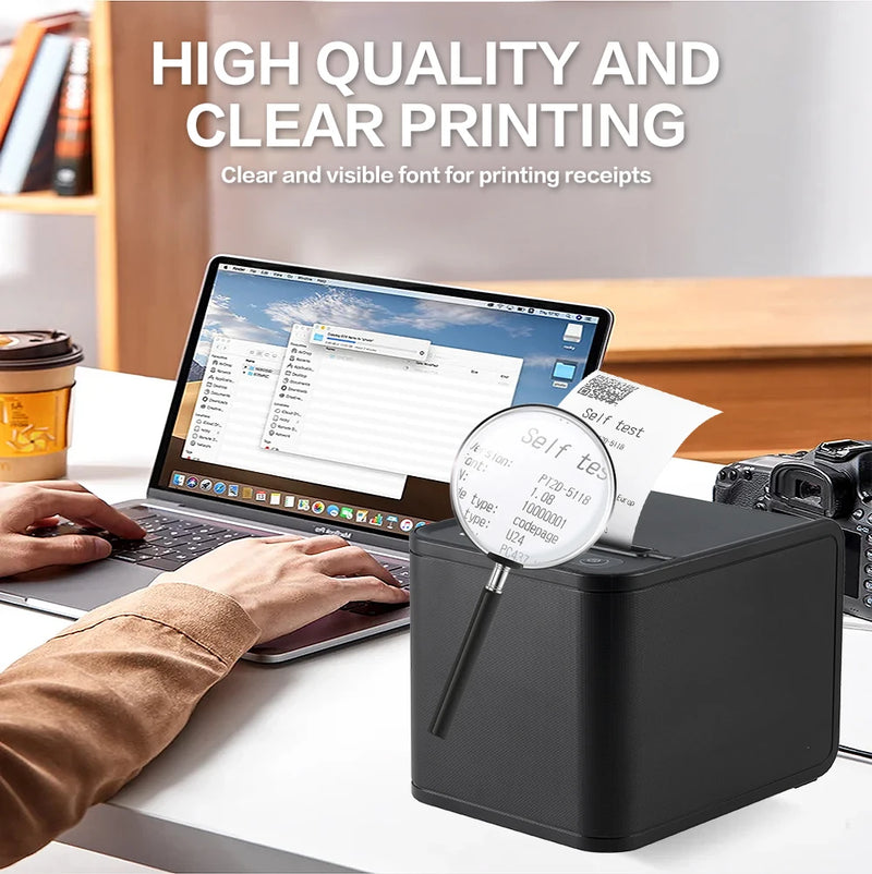 Receipt Printer 80mm Hand printer 80T USB/USB+Lan port printer With Auto Cutter POS Printer Kitchen Printer