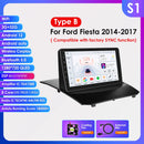 Hizpo Smart Car Systems Radio for Ford Fiesta MK7 2009-2017 Car Multimedia GPS 2din Autoradio Wireless CarPlay Android Auto WIFI