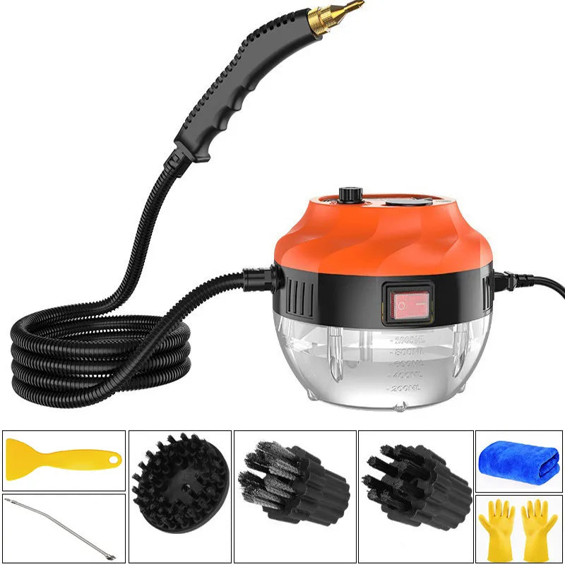 2800W Home Appliance Steam Cleaner 110V 220V High Temperature For Kitchen Hood Car Cleaning Acidproof Sterilization Cleaner