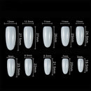 500pcs/pack Acrylic Nails OVAL Round Shapes False Nail Tips Full Cover False French Nail Tips NEW Fake Nail Art Tips Tools