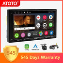 ATOTO Android 7 Inch Car Stereo Wireless CarPlay/Android Auto 1024x600 HD Screen GPS DVR Input Backup Camera Bluetooth FM WiFi