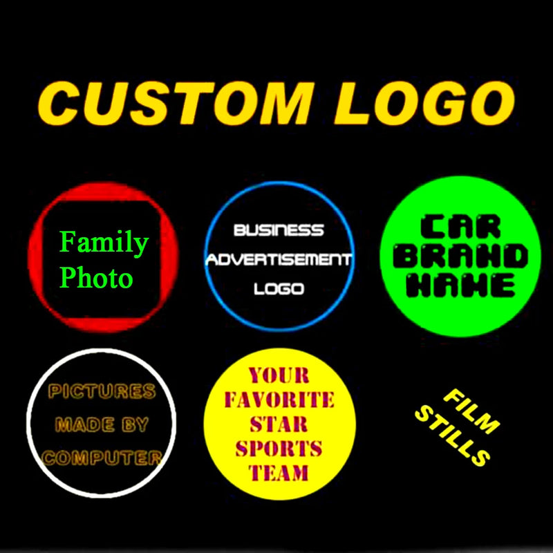 2x Your Customized Logo Wired Car Door LED Lights Welcome Step Courtesy Ghost Shadow Puddle Laser Projector Universal