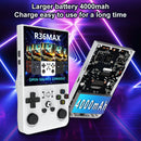 R36MAX Retro Handheld Game Console Open Source Linux System 4.0 Inch IPS Screen Portable Video Gaming Player 128G 22000+ Games