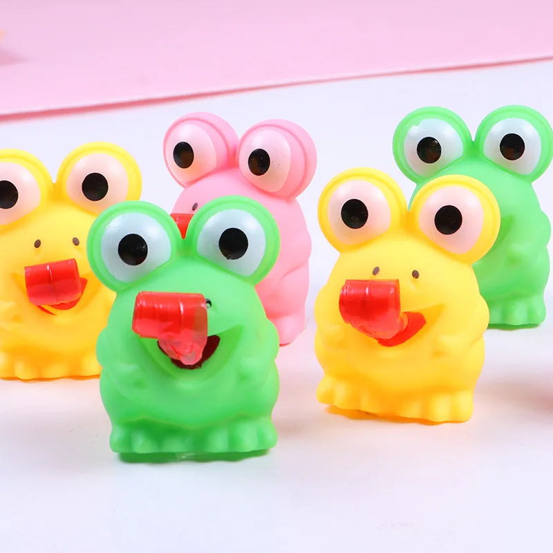 4Pcs Funny Sticking Tongue Out Frog Sensory Stress Relief Fidget Toys for Kids Birthday Party Favors Halloween Pinata Fillers