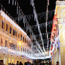 LED Meteor Shower Rain Street Garland Festoon Light Garland Waterproof for Christmas Decorations Navidad Room Decor Aesthetic