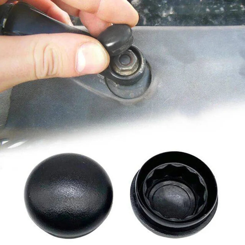 2Pcs Car Front Windshield Wiper Arm Nut Cap Bolt Cover For Volkswagen Passat B5 B6 B7 Golf MK4 MK5 MK6 MK7 Polo Jetta Tiguan New