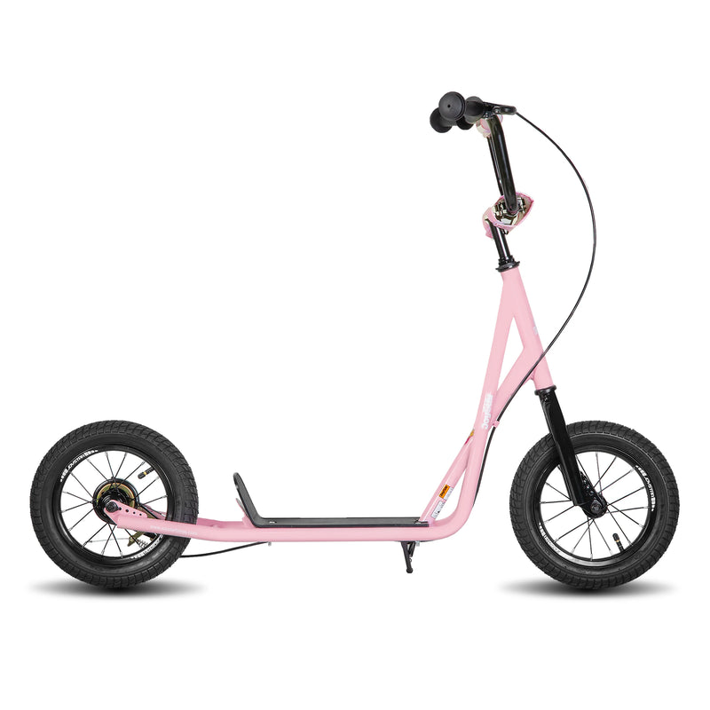 JOYSTAR Kick Scooter for Ages 5-9 Years Old Kids with 12 Inch Front and Rear Wheel, Rear V-Brake and Adjustable Handlebar