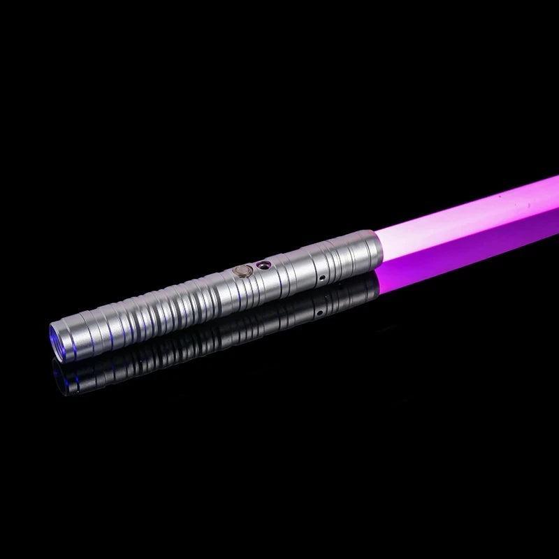 RGB Lightsaber Metal Laser Sword Rave Flashing Weapon Toy Espada Sabre Laser Sabre De Luz Light Stick Cosplay Luminous Led Stick