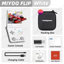 MIYOO FLIP V2 Retro Video Game Console 3.5'' IPS Screen Linux System Onion OS Free Case Handheld Game Players Consoles menGift