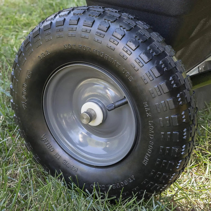 Agri-Fab 45-0288 175 Lb. Tow-Behind Lawn & Garden Drop Spreader For Seed,Fertilizer, Salt, Ice Melt; Designed To Pull Behind