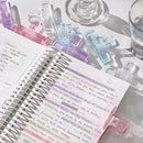 Transparent Candy Color Large Clip Ins Student File Account Hand Account Bill Binder Clip Paperclips Ofeice & School Supplies