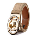 Men's Belt Metal G-Buckle PU Leather Belt High Quality Belts for Women Luxury Designer Brand Men's Black Belt