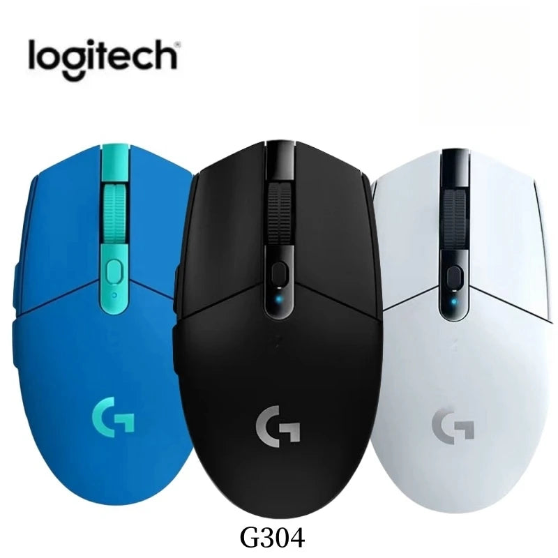 Logitech - G304 wireless mouse for gaming, lightweight and portable device, suitable for PC, no driver