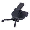 Wheeled Pushchair Universal 2 in 1 Stroller Glider Board Buggy with Detachable Seat Step Board Pedal Black