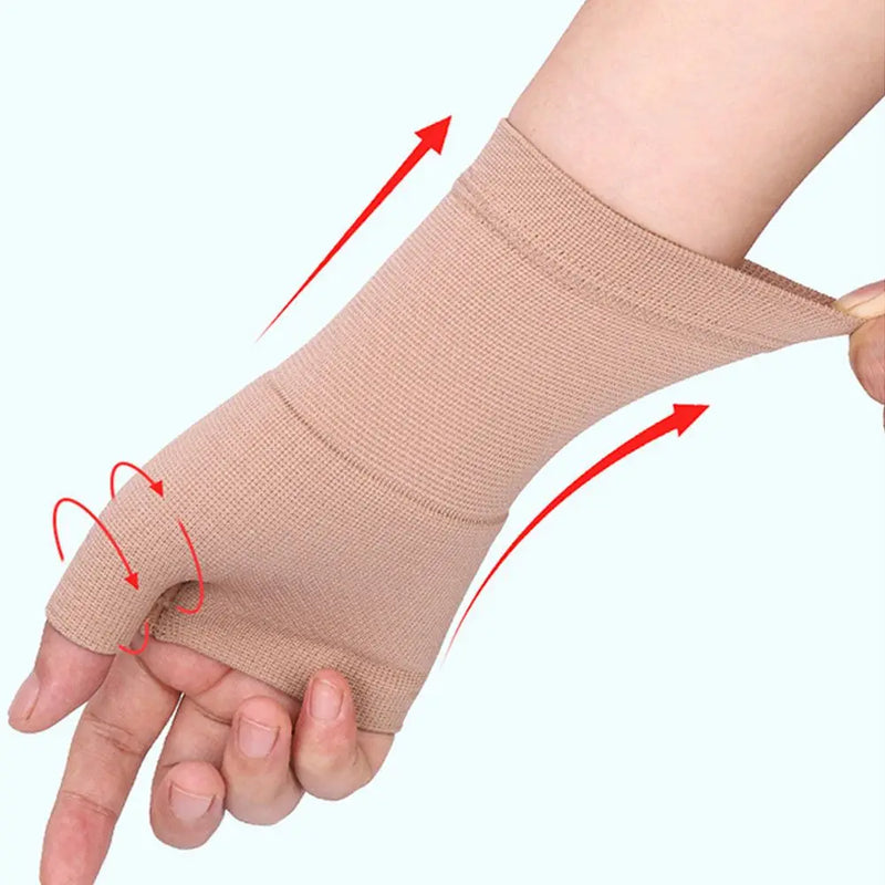 Professional 1PCS Arthritis Wrist Support Muscles Gloves Compression Sleeve Sprains Joint Pain