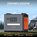 SOLARPLAY Semi-solid State Power Station 2500W 2400W Camping Supplies LiFePO4 Home Battery Portable Power Bank Generator US EU