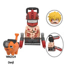 Chainsaws Man Denji Pochita Makima Power Movies Anime Building Blocks Mini Action Figures Bricks DIY Toys gifts for Children