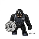 Marvel Action Figure Mini Block Adult Super Hero Series Iron Man Spider Man Assembled Block Children's Puzzle Toy Gift