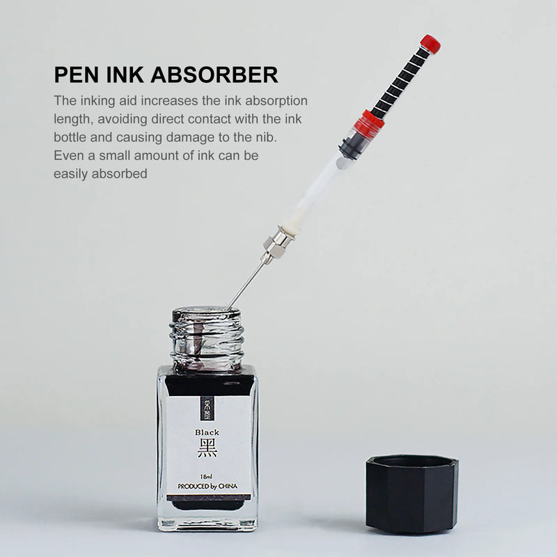 Ink Pen Fountain Syringe Converter Spring Filler Tool Absorber Refills Filling Refill Replacement Accessories Writing Supplies