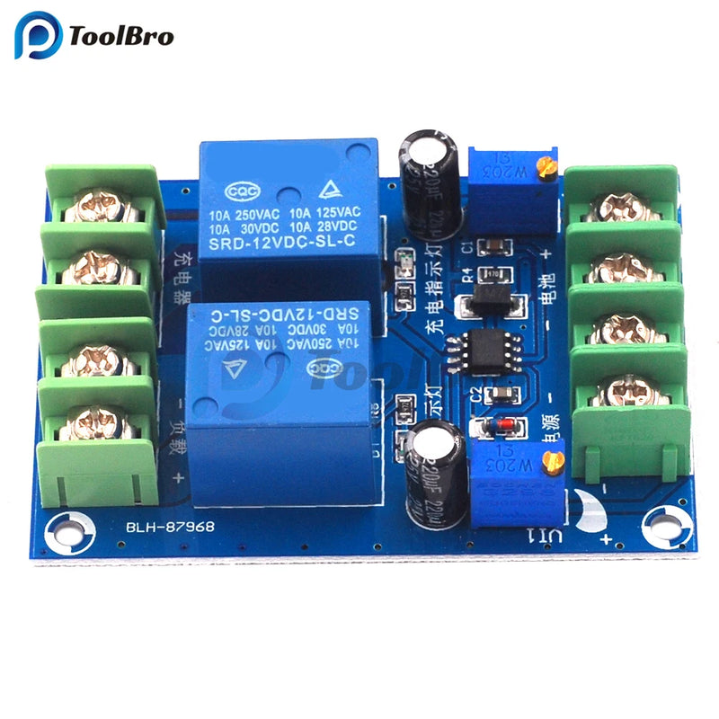 12V 10A Automatic Switching Power Supply Module Power Failure Auto Cut Off Battery Charging Control Circuit Breakder Board