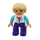 Big Size Action Figures City Princess Policemen Family Building Block Doll Character Accessory Assembly Toys for Children Gift