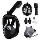 Snorkel Full Face Diving Mask with Anti-Boom Coating Support Gopro Camera