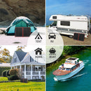 Dokio 100W Flexible Foldable 18V Solar Panel with 12V Controller Kit Portable Solar Panel for Camping/Travel/RV