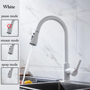 Kitchen Faucets 304 stainless steel Pull Out Kitchen Sink Water Tap Deck Mounted Mixer Stream Sprayer Head Hot Cold Taps