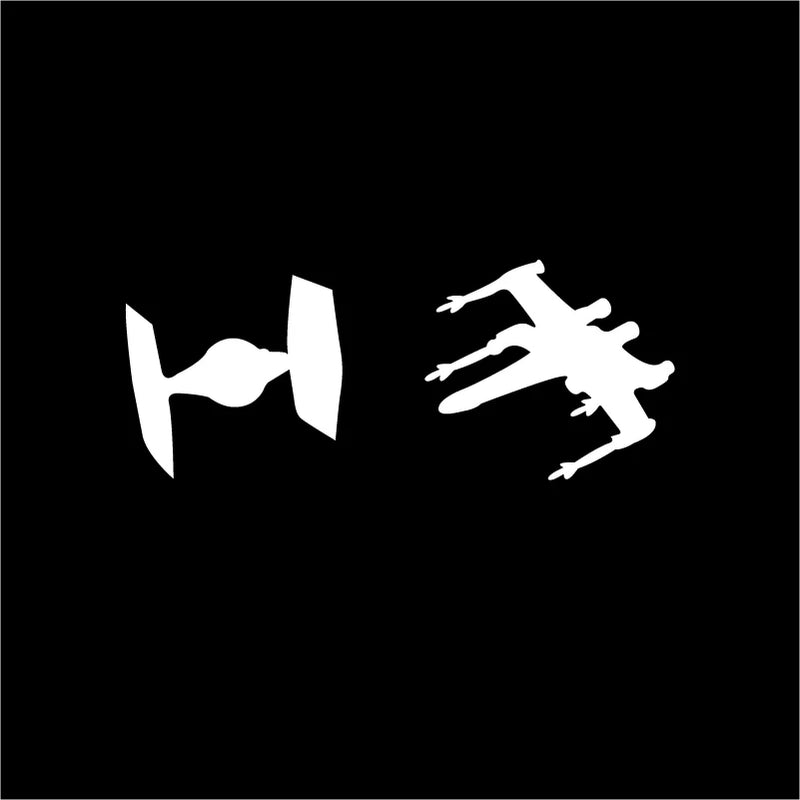 AT Walker Ground Battle Ship Vinyl Art Sticker Star Wars Easter Egg Decals Death Star Decal X Wing Stickers Car Window Decor
