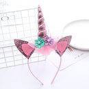 Unicorn Headband, GIRL'S Hair Accessory, CHILDREN'S Holiday Party Supplies, Headband, Cartoon Cute Headband