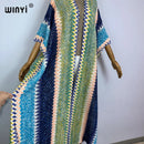 WINYI woman Winter Knitted cardigan coat Loose Christmas Fashion hipster party dress Thick Warm free size Female cloke overcoat