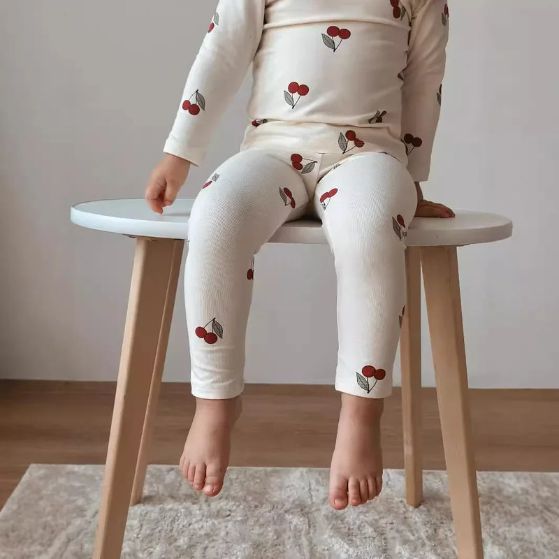 1-6T Toddler Kid Baby Boy Girl Clothes Set Cotton Infant Homewear Casual Top Pant Suit Childrens 2pcs Pajamas Set Outfit