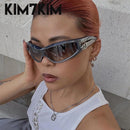 Y2k Sports Polarized Sunglasses Women 2024 Trend Punk Sun Glasses For Men Goggles Luxury Brand Fashion One Piece Sunglass Shades