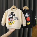 0-4 Age Baby Clothes Mickey Printed Children's Sweatshirt Long Sleeve Tops Loose Fashion Cartoon Autumn Clothing Thin Sweater