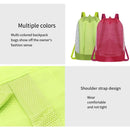 Waterproof Bags Large Capacity Beach Bag Foldable Portable Swimming Backpack Breathable Fast Dry Beach Toy Baskets Beach Trips