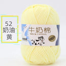 2Pcs Milk Cotton Knitting Yarn Soft Warm Yarn for Hand Knitting Worsted Crochet Threads Wool Line for Handmade