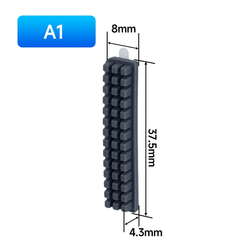 For Bambu Lab A1/A1 Mini Nozzle Brush Silicone Wiper Hotbed Mounted Scrubber Nozzles Cleaning Tools For Bambulab ,30/24/12/3pcs
