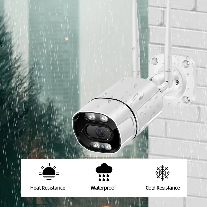 Tuya Smart Life Home Bullet 5MP Full Color Night Vision Camera WiFi Outdoor Waterproof Home Security Human Detect Ip Camera