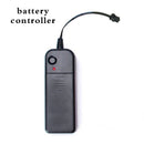 EL Wire 5/4/3/2/1Color 1M Illuminated Lights with Neon Lights DIY Combination Multicolor Lights AA Batteries USB Prom LED Strips