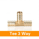 Brass Barb Pipe Fitting 2 3 4 way connector For 4mm 5mm 6mm 8mm 10mm 12mm 16mm 19mm hose copper Pagoda Water Tube Fittings