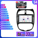 Hizpo 2Din 7inch Android Car Radio for Peugeot 206 206CC 206SW 2000 - 2008 Multimedia 4G BT Auto CarPlay GPS RDS DSP Stereo