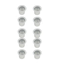 10pcs 11.8mm Candle Holder Home Decor Wax Candles Cups Jars Candlestick Holder for Dining Event Weddings Valentine's Day Party