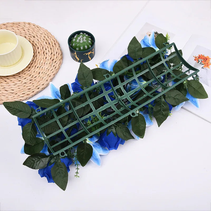 Simulated Rose Arch Decoration Simulated Lily Flower Wall Wedding Flower Wall Wedding Supplies Background Wall