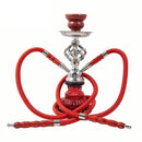 Glass Shisha Pipe Hookah with Ceramic Bowl Tongs Hookah Hose Complete Shisha Nargile Sheesha Narguile Chicha Hookah Water Pipe